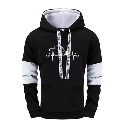 Men's Hooded Sweatshirts Jogger Pants High Quality Sportswear Suit Male Trendy Hoodies Sweatpants Urban Fashion Casual Tracksuit