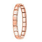 Hapiship 2024 New Men/Women's Jewelry 7/9/13mm Width Itanlian Elastic Charm Bracelet Fashion Stainless Steel Bangle ST-Top