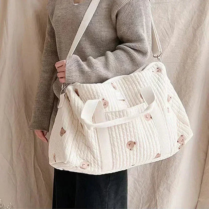 Mommy Bag Bear Maternity Pack Baby Diaper Bag Stroller Nappy Organizer Portable Luggage Tote Bags Travel Changing Messenger Bag