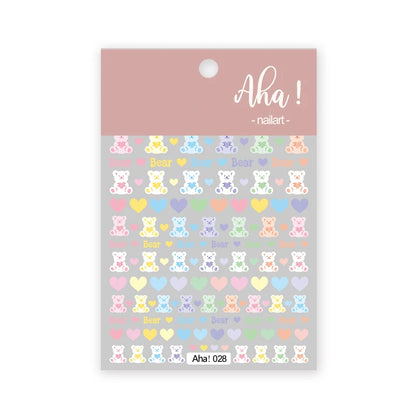 White Bloom Translucent Hollow Butterfly Heart Nail Sticker Press on Nails Decals Hollow Heart Star Moon Shape Sticker Sliders