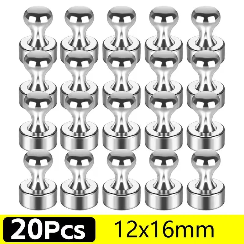 1-50Pcs Super Strong Neodymium Magnet Pushpin for Refrigerator Whiteboard Magnetic Pushpins Sucker Thumbtack Magnets Push Pins
