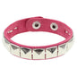Punk Hip-hop Single Row Square Rivet Bangles Fashion Rock Opening Adjustable Couple Wristband for Women Men Jewelry Accessories