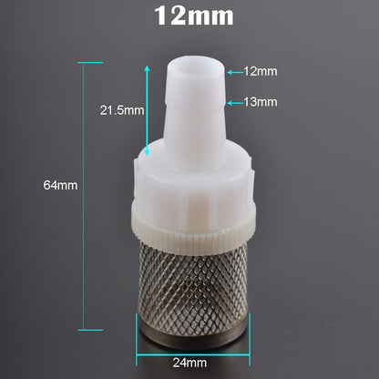 4~20mm Hose Filter Car Wash Tube Garden Irrigation Aquarium Filter Strainer Stainless Steel Mesh Filter
