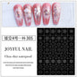 Hollow Nail Art Stickers Spray Painted Design Love Butterfly French Pattern Nail Accessories Decorative Decals