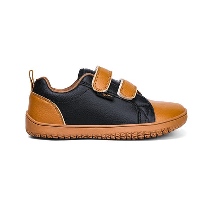 Boys Girls Barefoot Shoes Kids Wide Toe Minimalist Fashion Sneakers Lightweight Hook Loop Artificial Leather Walking Flats