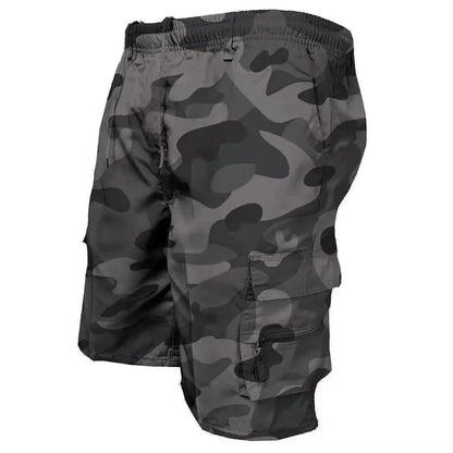 Men's Summer Tactical Cargo Shorts Military - Inspired Fashionable Pockets Camouflage for Jogging, Hiking & Work