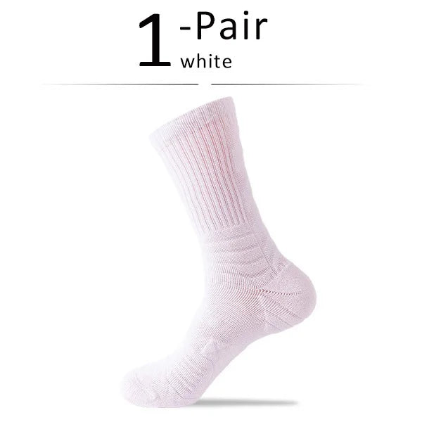 Elite Sport Cycling Basketball Socks Compression Running Man Black Trend Breathable Long Hiking Damping Athletic Professional
