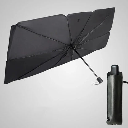 Car Sunshade Umbrella Front Windshield Silver Glue Sunshade Umbrella Uv Resistant Folding Car Umbrella Car Sunscreen