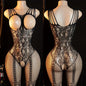 Adult Crotchless Lingerie Women Erotic Crossover Breastless Underwear Set  Sexy Bodystocking BDSM Fishnet Bondage Set GamesToy