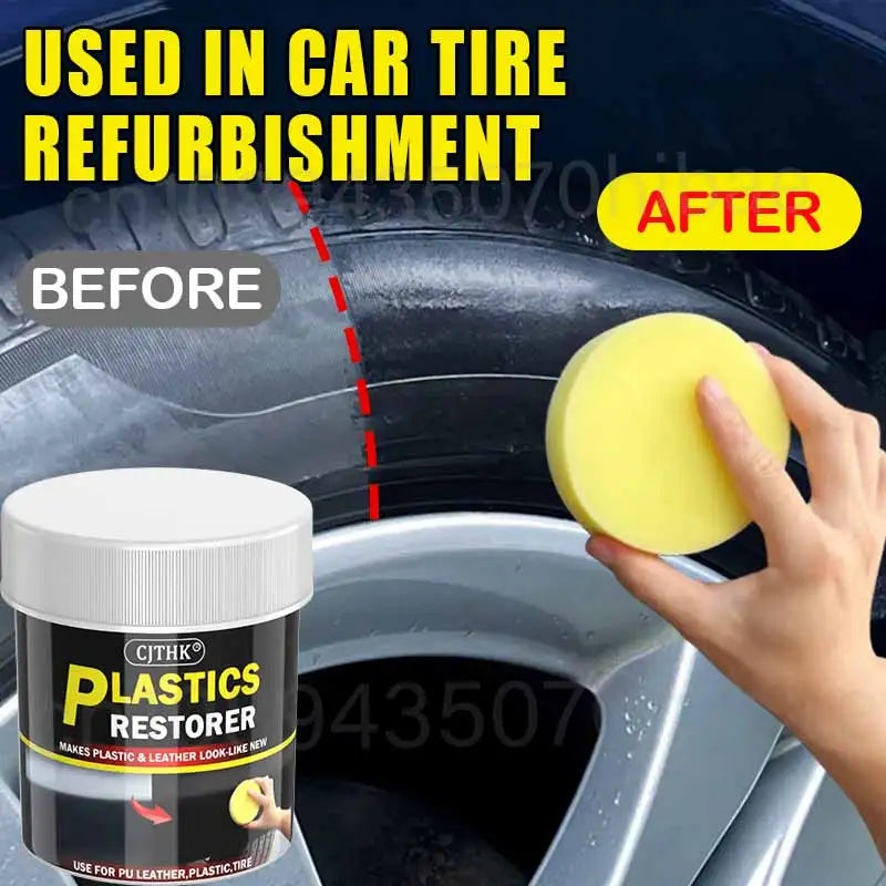 Car Plastic Restorer Back To Black Gloss Car Cleaning Products Plastic Leather Restore Auto Polish And Repair Coating Renovator