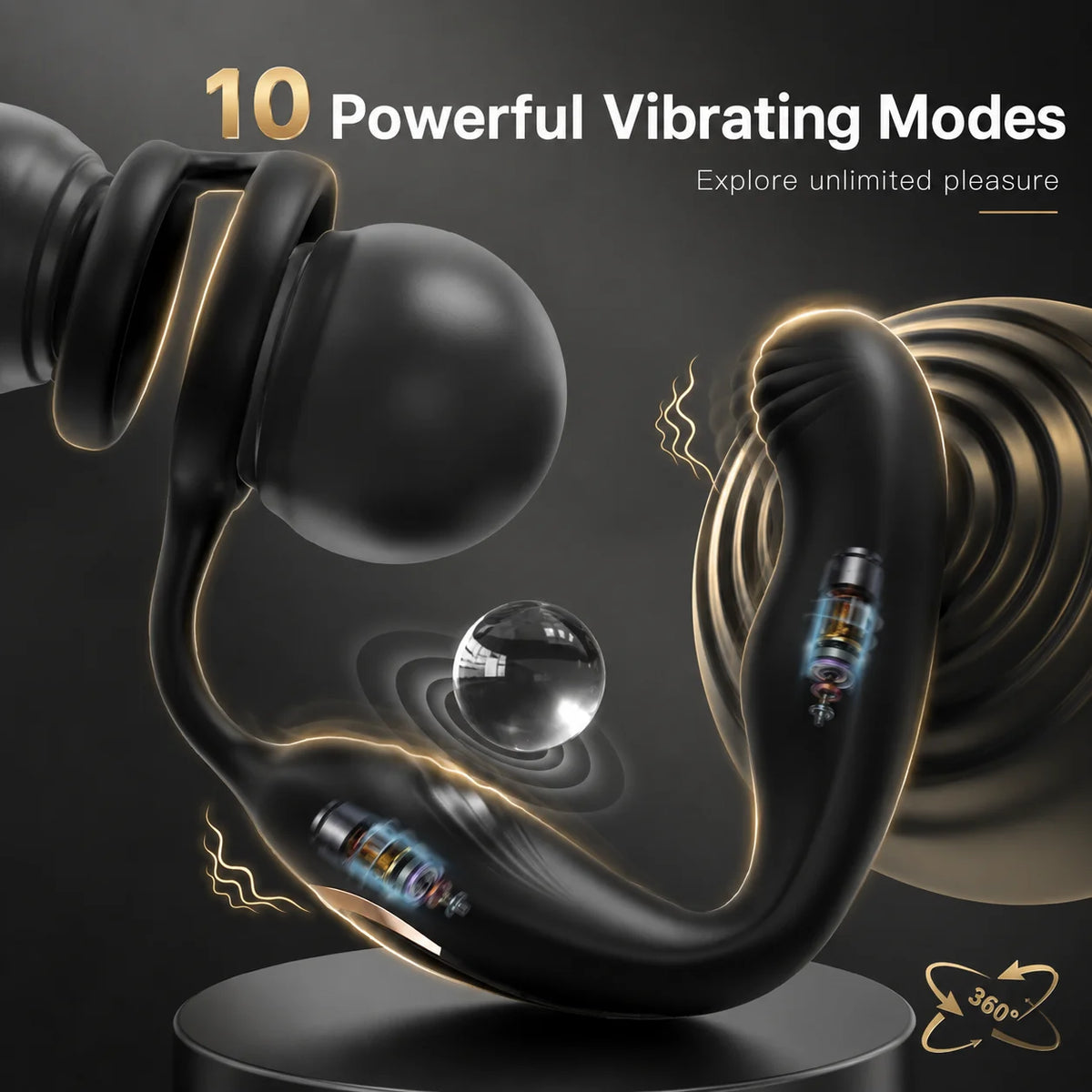 Prostate Massager Anal Vibrator Male Sex Toys for Men Gay Anal Plug Adult Toys Butt Plug for Women Remote 7 Wiggling Vibrating