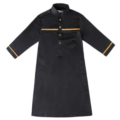 Muslim Saudi Arab Boys Robe Kids Abaya Kaftan Prayer Islam Ramadan Clothing Long Sleeve Thobe Middle East Teenage Dress Dubai
