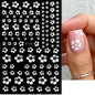3d Nail Art Decals Spring Booming Violets Lavenders Purple Blue Pink Flowers Butterflys Stickers Decoration For Nail Tips Beauty