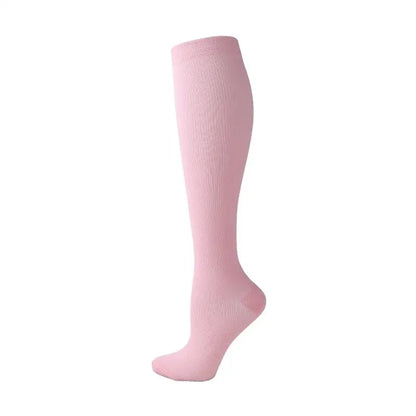 19 Styles Compression Stocking Blood Circulation Promotion Slimming Compression Socks Anti-Fatigue Comfortable Solid Color Socks