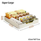 Kitchen Storage Box with Sliding Rail Pull-out Cabinet Storage Rack Spice Pantry Shelves Drawer Kitchen Organizer Basket