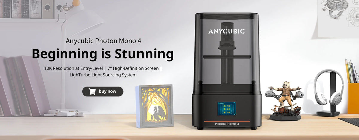 ANYCUBIC Photon Mono M7 Max 14.7L Ultra-Large Print Volume UV Resin 3D Printer Printing Size 298x168x300mm