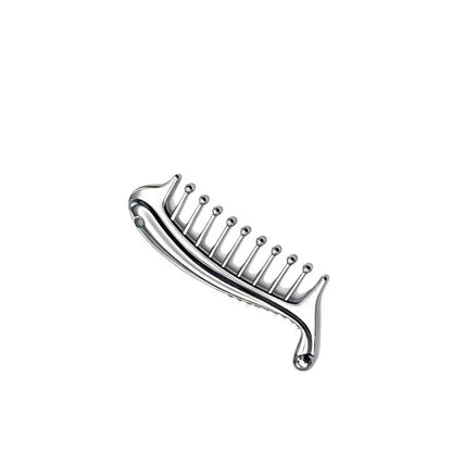 Manual Head Massager Scalp Comb Protable Stainless Steel Gua Sha Facial Tool Trigger Point Massager Tool For Foot Hand Back