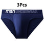 3 Pcs/Lot Men's Letter Briefs Underwear Comfortable Panties Shorts Sexy Gifts for Man Underpants