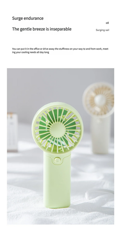 MEET SUN Portable Fan, Creative Pocket Handheld Mini Fan, Lightweight AAA Battery Powered (Batteries Not Included) Personal Cool