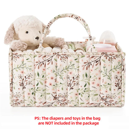 PANGDUBE Baby Diaper Organizer Bag Folding Portable Diaper Stackers & Caddies High Capacity Storage Bag for Baby Things
