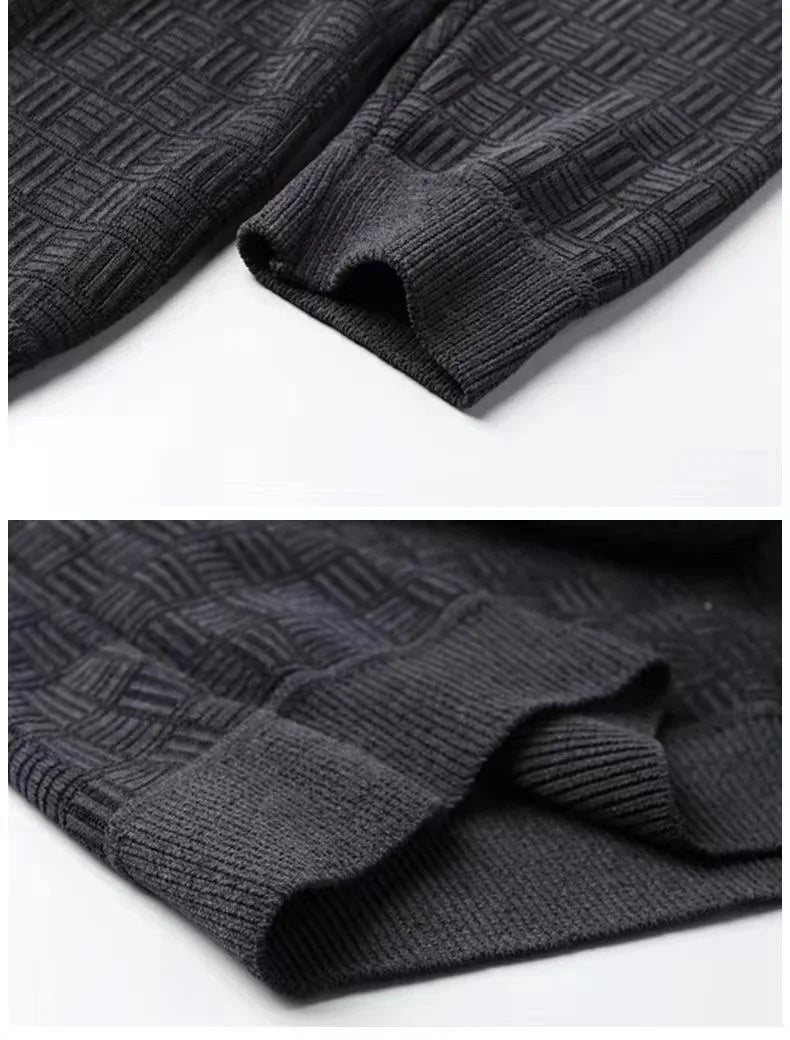 Men's 100% pure Mink Cashmere Sweater O-Neck Pullovers Knit Large Size Mink Sweater Winter Male Tops Long Sleeve Jumpers 4XL