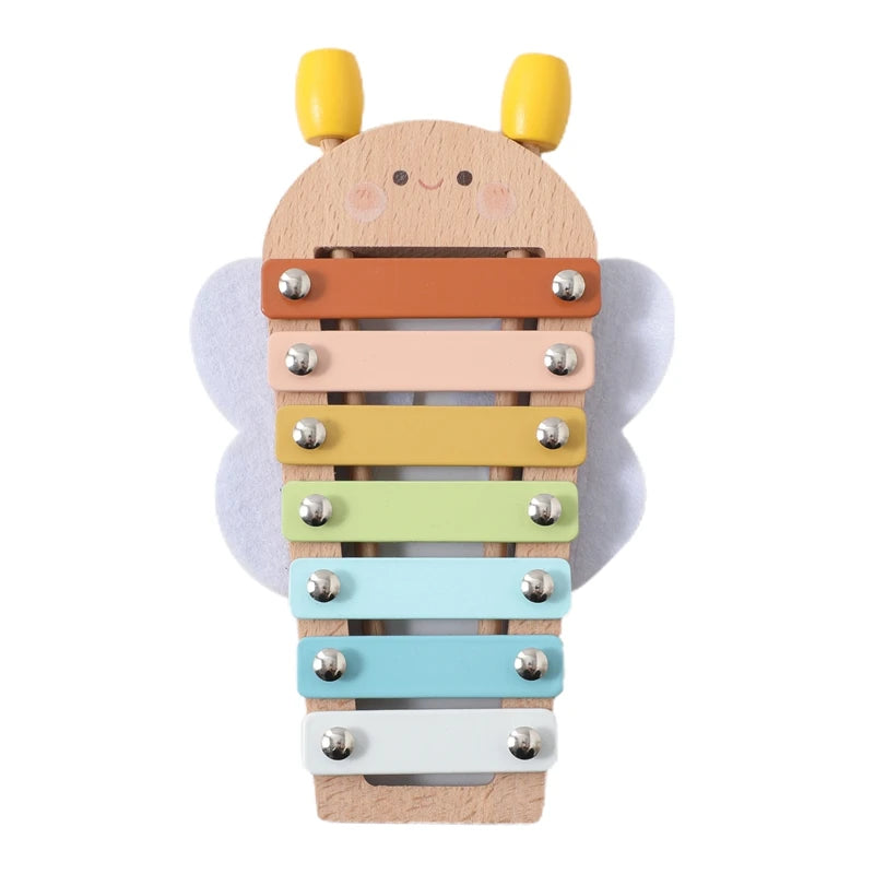 Montessori Music Instruments Baby 0 12 Months Toys Drum Xylophone Kids Early Educational Wooden Instruments Baby Toys Musical