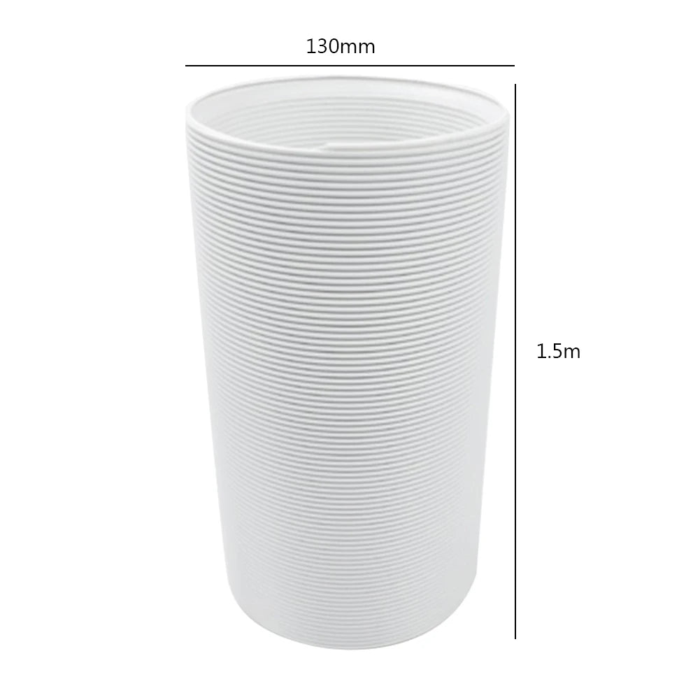 130/150mm Telescopic Air Conditioner Pipe Duct Extension Pipe Easy to Install Universal Exhaust Hose Tube for Air Conditioning