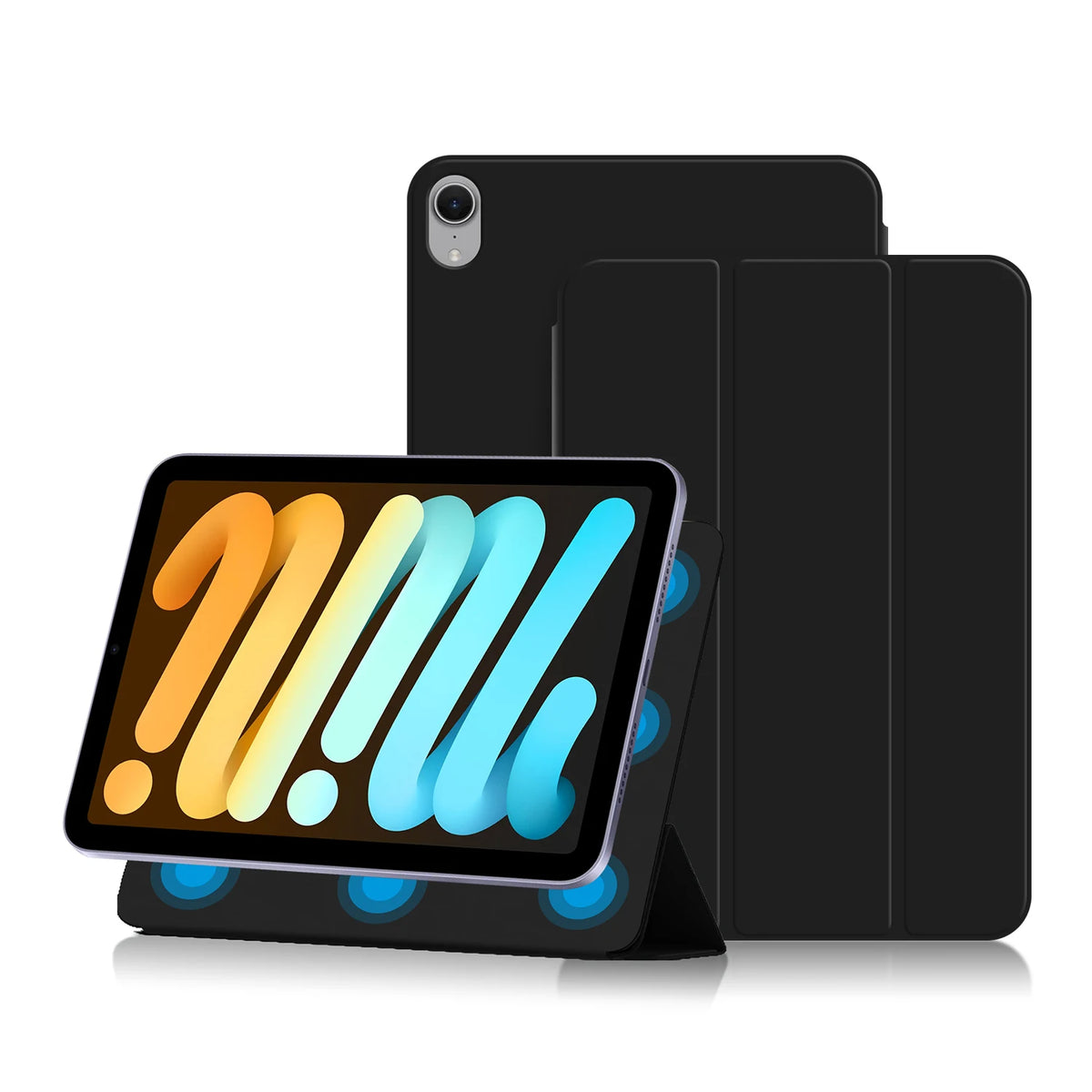 Magnetic Case for iPad Mini A17 Pro Case for iPad Mini 7 8.3 inch Tablet Case Funda For iPad Mini 6 Mini7 Smart Book Cover Folio