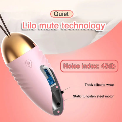 Silicone Vibrating Egg Wireless Remote Control Bullet Vibrators Vaginal Masturbation G Spot Stimulating Massager Women Sex Toys