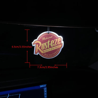 Rust eze, car air freshener, perfume pendant, rearview mirror suspension decoration, super cologne fragrance