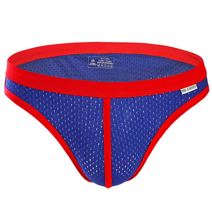 Men's New Nylon Solid Beachwear Briefs Bikini Men Low Rise Sexy Briefs Board Shorts Surfing Wear