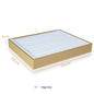 Luxury Gold White PU Leather Necklace Ring Earring Holder Jewelry Tray Series Jewelry Disply Jewellery Organizer Box