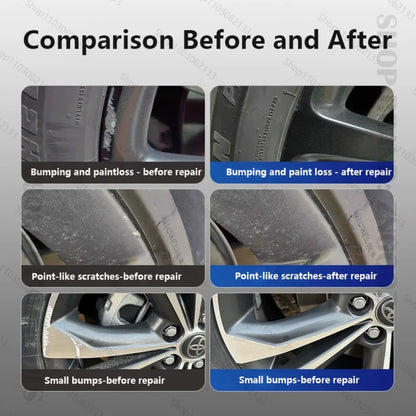 For LEXUS RX 450H+ Touch Up Paint Wheel Repair Kit Wheel Scratch Repair Rim Paint For Car Wheel Repair Grey Silver Black