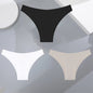 3Pcs Ultra-thin Seamless Silk Underwear Women's Panties Sexy Low-Waist Stretch Bikini Solid Color Briefs Lingerie XS-XXL Fashion