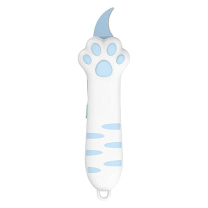 Cute Cat Paw Sharp Box Cutters Mini Portable Cat Claw Utility Knife Creative Hand Account Decor Paper Cutting Tools Art Supplies