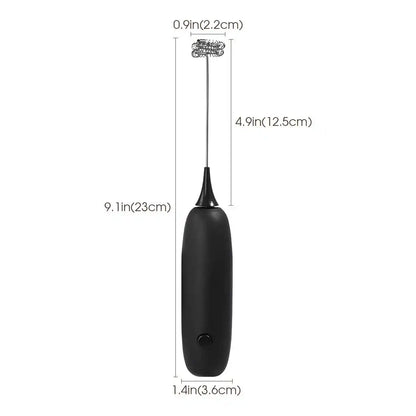Electric Milk Frother Handheld Automatic Foam Maker for Coffee Cappuccino Latte Foamer Battery-powered Kitchen Whisk Tools