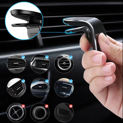 Universal Magnetic Car Phone Holder Mobile Mount - GPS Support Stand Compatible with iPhone 13 12 11 pro Max Huawei Xiaomi Samsu