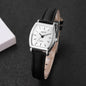 Women's Watch Fashion Small Arabic Quartz Watches Leather Band Wristwatches