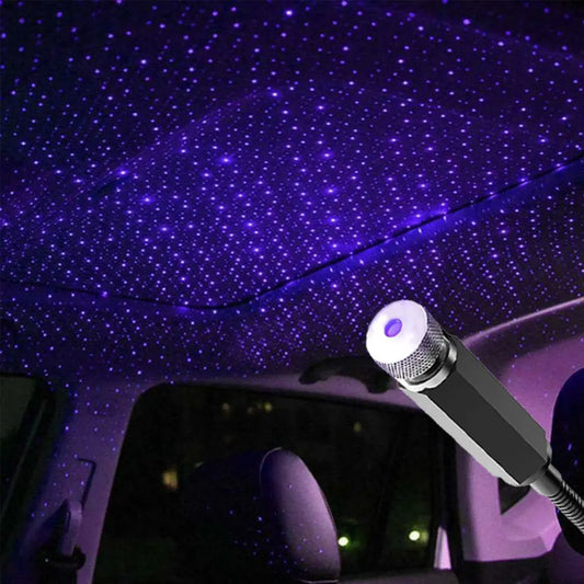 LED Starry Sky Projector Night Light Romantic USB Night Light Adjustable USB Car Lights Auto Roof Ceiling Lamp Bedroom Light