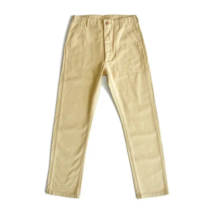 SauceZhan OG107 Utility Fatigue Pants Military PANTS Classic Cargo  Olive  Men's Baker Pants Satin Cotton Straight Fit