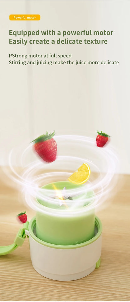 Digital Display Portable Juicer Cup USB Charging Juice Cup Home Multi-functional Automatic Fruit Blender Bottle For Home Kitchen