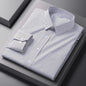Men Formal Shirt Long Sleeve Office Solid Color Fashion Business Pocket Social Office Blue White Shirts Men's Clothing S-5XL