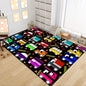 Construction Car Print Area Rug Washable Carpets for Kids Bedroom Living Room Kitchen Entrance Mat Non Slip Flannel Mats