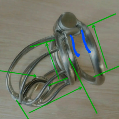 Urethral Inverted Negative Chastity Cage Customized Male BDSM Bondage Lock Cbt Chastity Device Discreet Cock Cage
