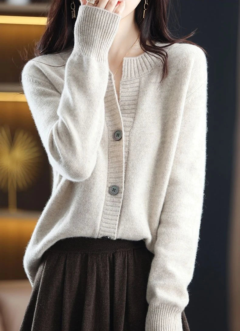 Cardigans Woman Knitted Winter 2025 Trend Fashion Tops Cardigan For Women Sweater Vintage High Quality Sweaters Korean Style