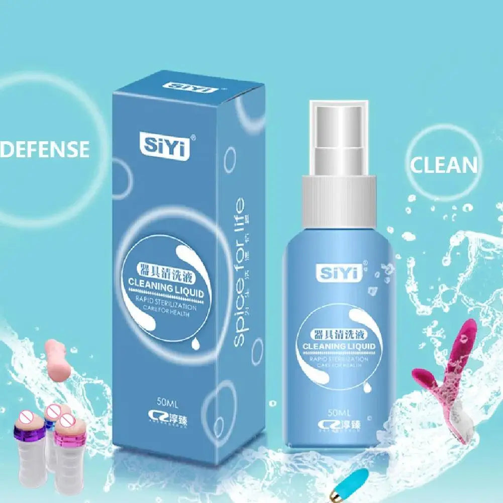 1-4pcs Anti-bacterial Sex Toy Cleaner Disinfection Liquid for Vibrator Body Safe Cleaning Spray Bottle Sex Products