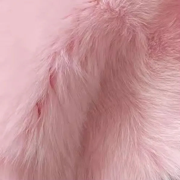Short Coat Women Faux Fur Fox Coats Jackets Turn Down Collar Coat Thick Y2k Streetwear Jacket Work Outerwear Autumn Winter 2025