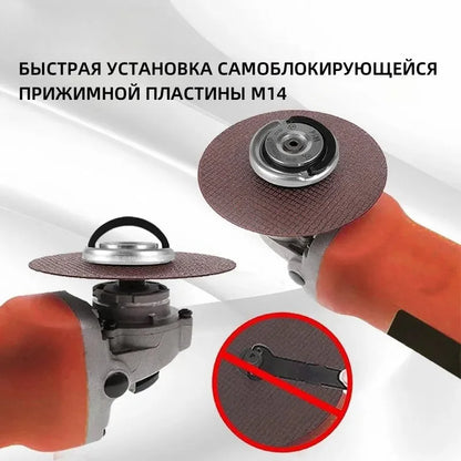 Rafford 1Pcs Quick Release Flange Nut M14 Thread Angle Grinder Flange Nut Power Chuck Pressing Plate For Diamond Cutting Disks