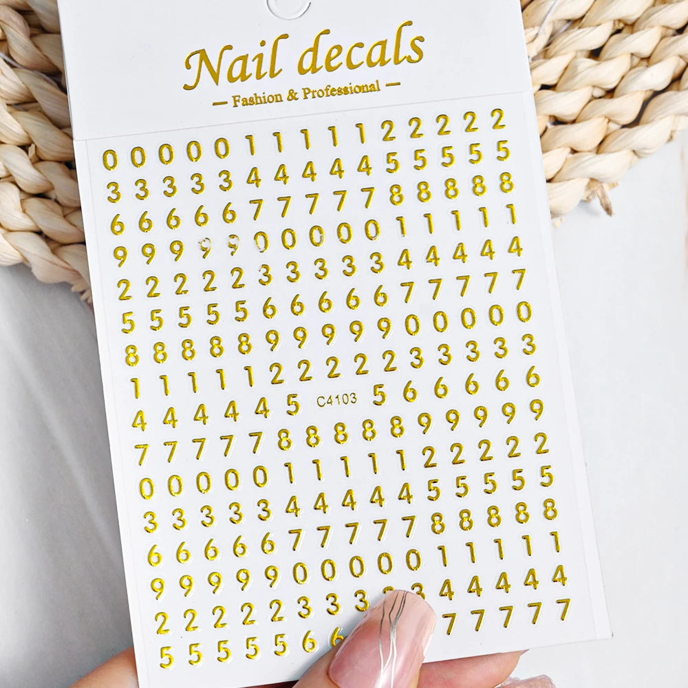 3D Metal Silver Flame Nails Stickers Gold Bronzing Stripe Lines Sliders Design Manicure French Nail Art Decoration Decal #Y2K