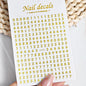 3D Metal Silver Flame Nails Stickers Gold Bronzing Stripe Lines Sliders Design Manicure French Nail Art Decoration Decal #Y2K
